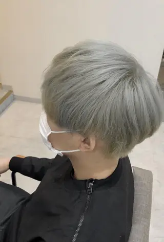 ショート カラー メンズ クセを最大限に活かす メンズパーマ奈良大祐のヘアスタイル