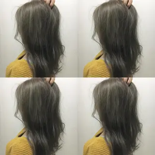 ミディアム カラー JILBLAN京都 ショート/ハイライトのヘアスタイル