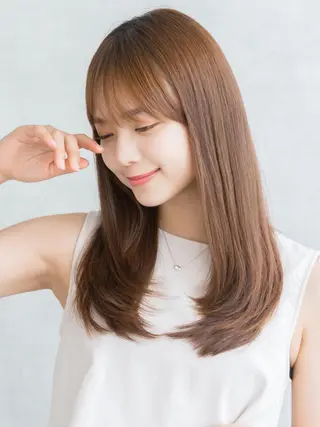 ミディアム 上家 慎太郎のヘアスタイル