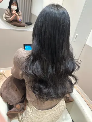 ロング パーマ 平田 たかしのヘアスタイル
