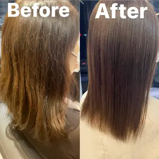 セミロング One By The Ect所属・ショート/脱白髪染め ☆宇﨑悠実のヘアスタイル