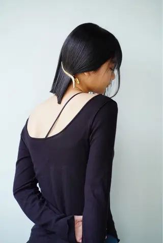 ミディアム カラー STACY所属・山城 夢真のヘアスタイル