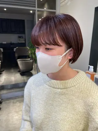 ショート カラー 斉藤 瑞恵のヘアスタイル