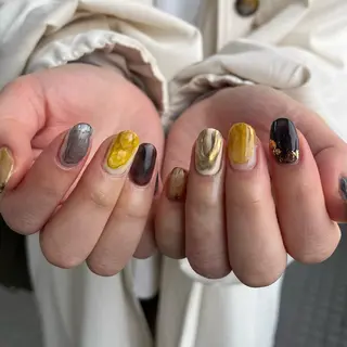 ネイル 🤎Two ERI🤎のネイルデザイン