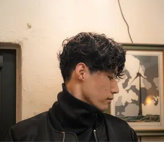 ショート カラー パーマ メンズ 🔗メンズサロン🔗 Kieのヘアスタイル