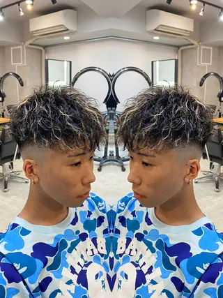 ショート パーマ メンズ 🐉『メンズ美容師』 吉田龍星🐉のヘアスタイル