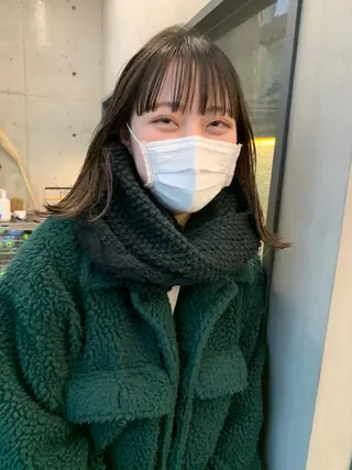 ミディアム カラー sakoda shunkiのヘアスタイル