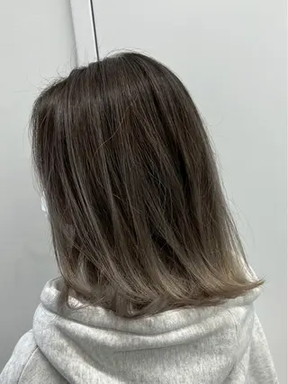 セミロング カラー ヘアアレンジ 小西海青 ✨モデル様募集✨️のヘアスタイル