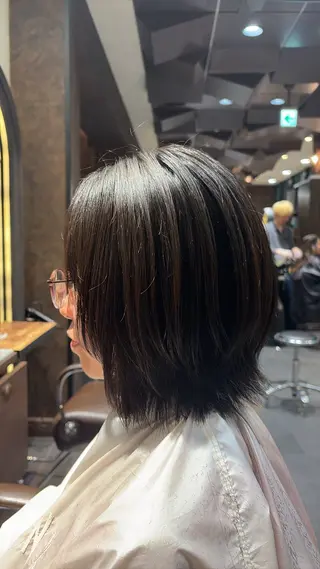 ショート MINX ginza所属・三瓶隼途/ボブ/ レイヤー/縮毛矯正のヘアスタイル