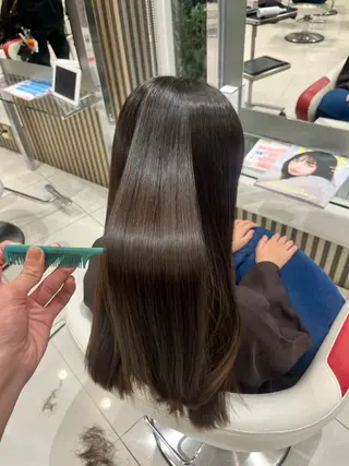 ロング ブリーチ/暖色カラー 宮城陽日のヘアスタイル