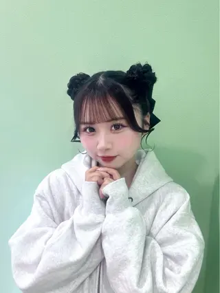 ヘアアレンジ 💖韓国ヘア/ハイト ーン💖mikotoのヘアスタイル