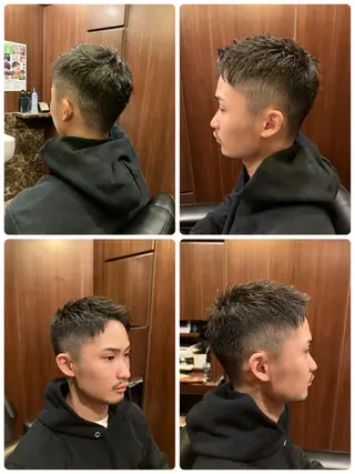 ショート BroTokyo Barbershop 銀座店所属・大河 たいがのヘアスタイル