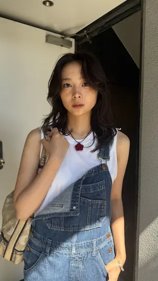 セミロング パーマ 原宿/ケパーマ 🧺ユウマのヘアスタイル