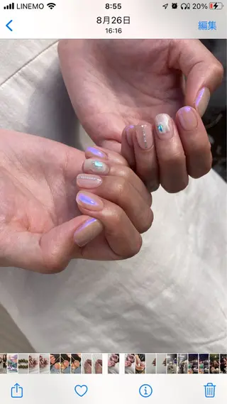 ネイル nailsalon　hue所属・小山 羽奈のネイルデザイン