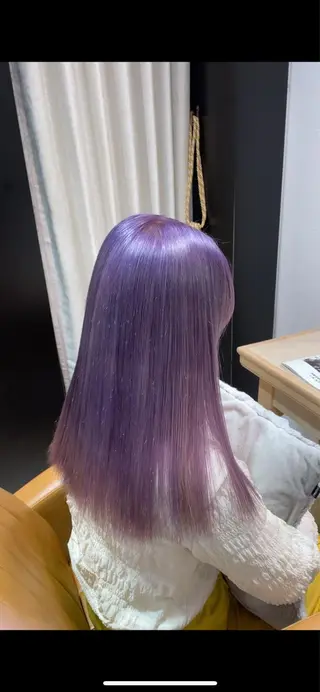 ロング カラー 🥇KEN /レイヤー/艶カラーのヘアスタイル