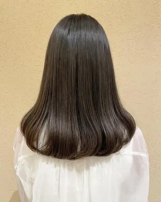 セミロング カラー シャドールーツ美容師 篠原康太のヘアスタイル