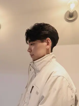 パーマ メンズ 大阪茶屋町 メンズカット関田拳のヘアスタイル