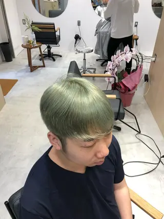 ショート 🌸ハイトーン 新田 廉 🌸のヘアスタイル