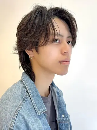 メンズ パーマ 【韓国風／艶髪】 モテヘア/Ayanoのヘアスタイル