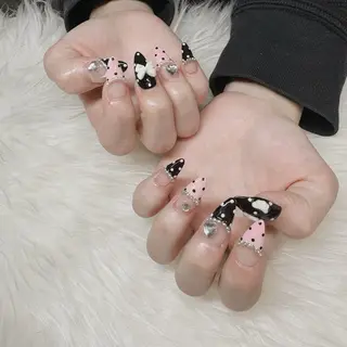 セミロング see love gritterのネイルデザイン