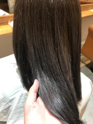 カラー 髪質改善×矯正🫧 韓国ヘアasamiのヘアスタイル