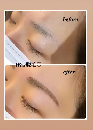 アイブロウ ハーブピーリング/韓国肌管理/フェイシャル/毛穴洗浄/眉毛/顔脱毛【糸脱毛専門】rev所属・ハーブピーリング🌹 毛穴洗浄❤️眉waxのエステ・リラクイメージ