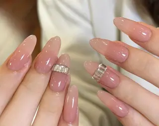 ネイル By moonネイル 🌷ワンホン/韓国風のネイルデザイン