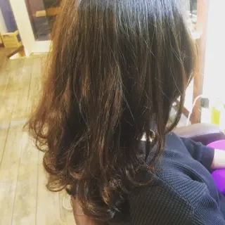 セミロング パーマ ✂︎中山竜哉✂︎ 川崎スタイリストのヘアスタイル