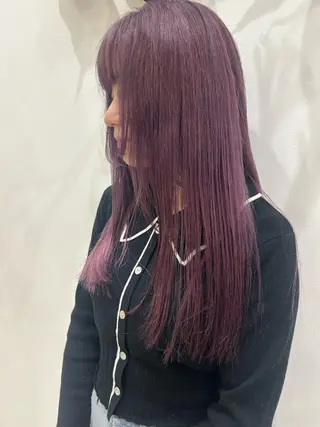 ロング カラー 💛🤍U too e’s 鎌倉🧸のヘアスタイル