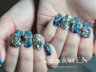 ネイル E.N🦋 長さ出し/持ち込みのネイルデザイン