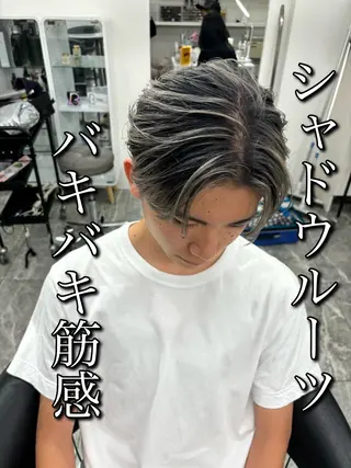 カラー メンズ 🍐シャドウパーマ メンズ特化/守岡🍐のヘアスタイル