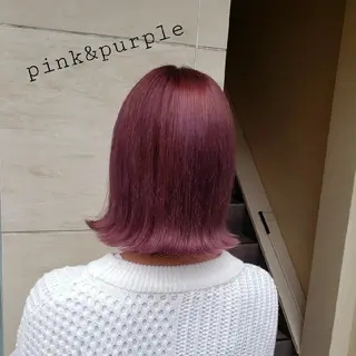 ミディアム カラー B-Market所属・タカギ ヨウコのヘアスタイル