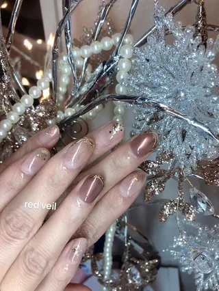 ミディアム ネイル 長さ出し専門 nynaのネイルデザイン