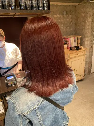 ミディアム カラー お任せヘア☘️☘️ 及川渚のヘアスタイル