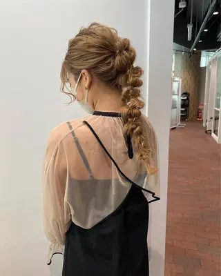 カラー ヘアアレンジ CURIO/南船場 /RIN💈🍎のヘアスタイル