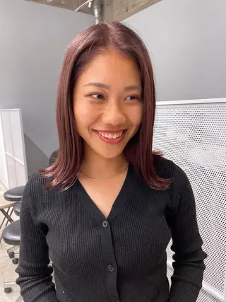 ミディアム Qin share salon 原宿店所属・🫧艶ハイトーン 特化🫧ライヤのヘアスタイル