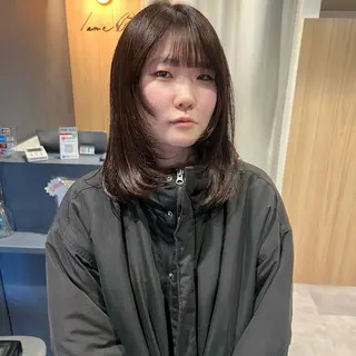 セミロング AI TOKYO S所属・mizuki 【韓国レイヤー】のヘアスタイル