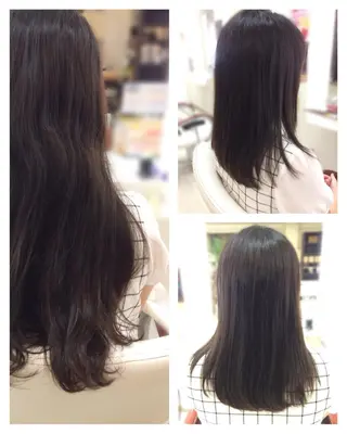 セミロング いけだ ゆうのヘアスタイル