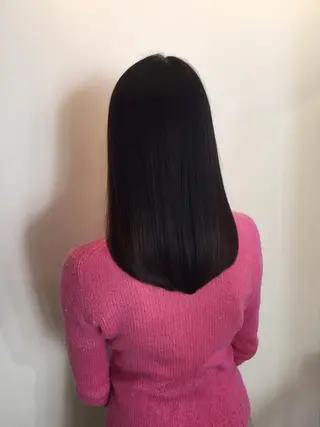 ミディアム コテ巻き風パーマ💛 池袋のヘアスタイル