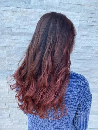 ロング カラー パーマ ヘアアレンジ メンズ ネイル 美容室 ソンリエのヘアスタイル