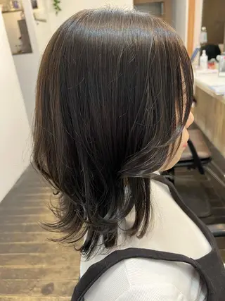 ミディアム カラー Sachiko ❤︎‬Pressのヘアスタイル