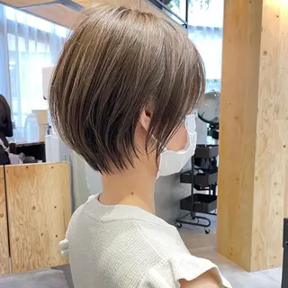 ショート 似合わせカット 小顔/大阪谷町のヘアスタイル