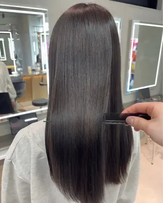 ロング カラー 『艶髪透明感カラー』 👑おうじ👑のヘアスタイル