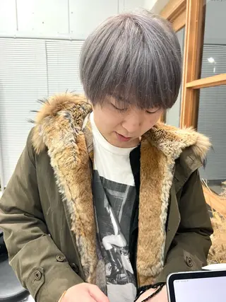 ショート メンズ ショートボブ／川崎 子安健太のヘアスタイル