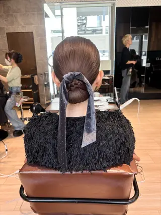 セミロング ヘアアレンジ 穂積 未優のヘアスタイル