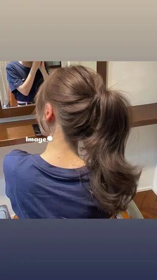 ロング カラー あやね 🎀 大濠のヘアスタイル