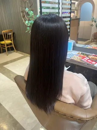 ロング カラー 鳥見 若菜のヘアスタイル