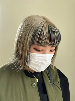 ショート ヤナギウチ エリカのヘアスタイル
