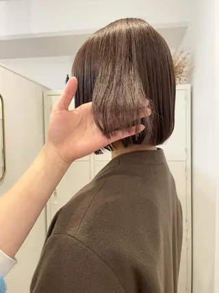 ミディアム カラー 佐藤 永夏のヘアスタイル