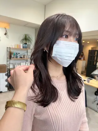 ミディアム ✨透明感カラー 恵比寿HAYATO✨のヘアスタイル